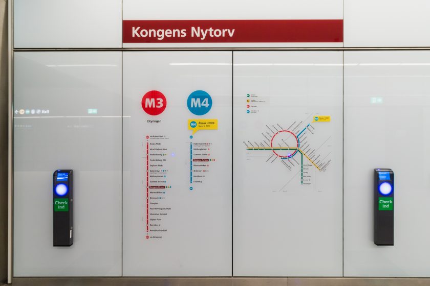 Fra Kongens Nytorvs metro station kan du nå byen rundt